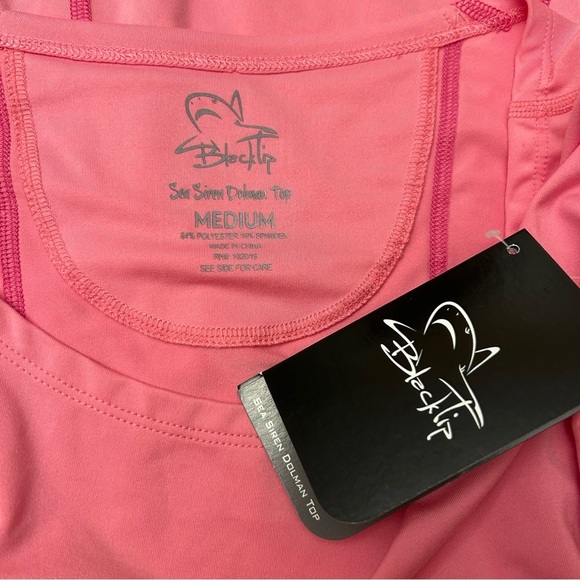 NWT BLACK TIP Dolman Top in Carnation Pink - Picture 13 of 13